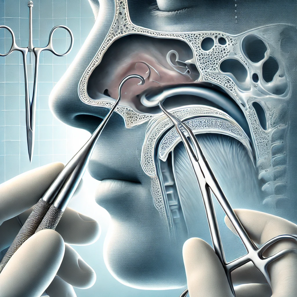 illustration for Surgical Repair for Septal Perforation, showcasing the process with a clean and professional design.