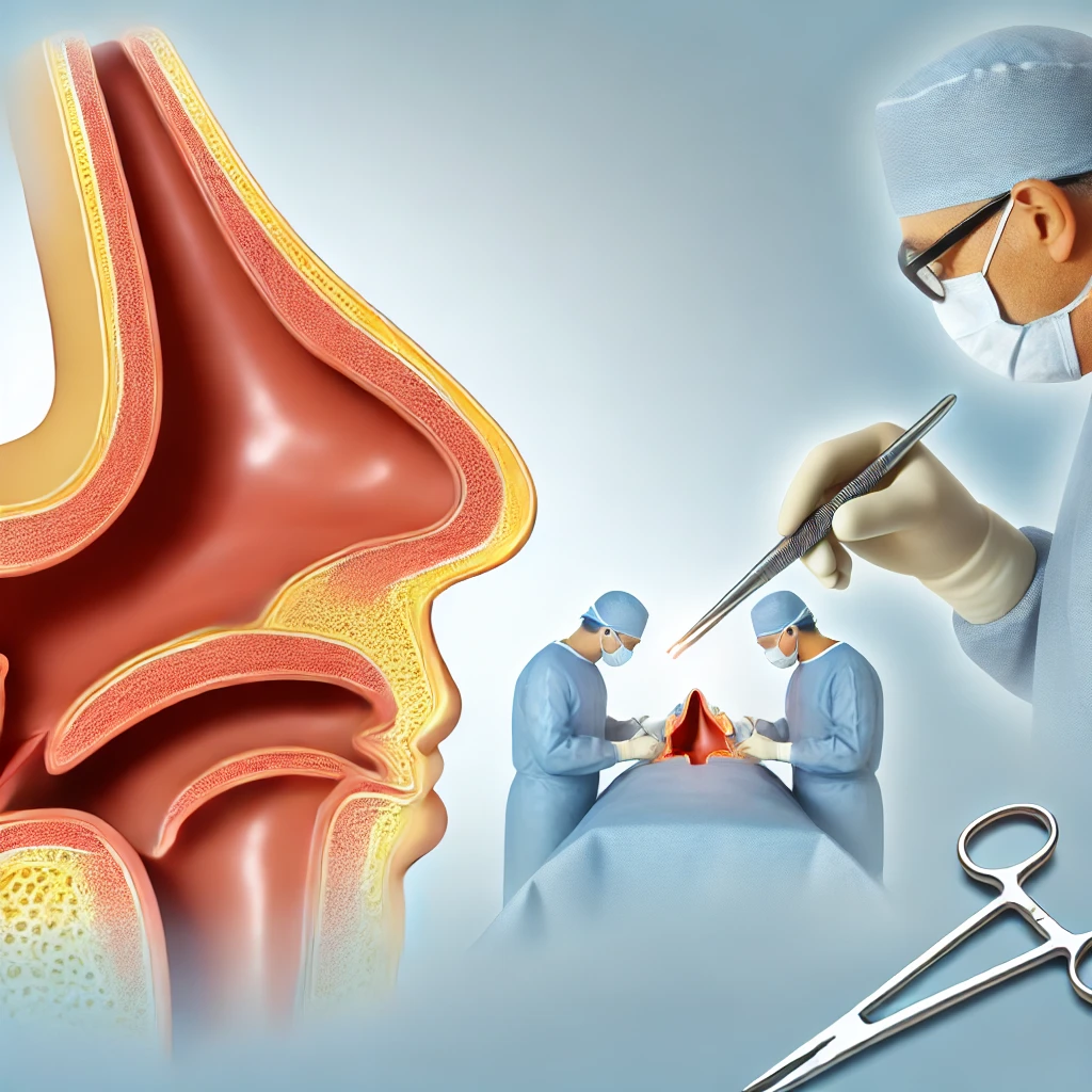 Image for Advanced Revision Surgery for Septal Perforation, focusing on the complex surgical procedure in a clean, clinical setting.